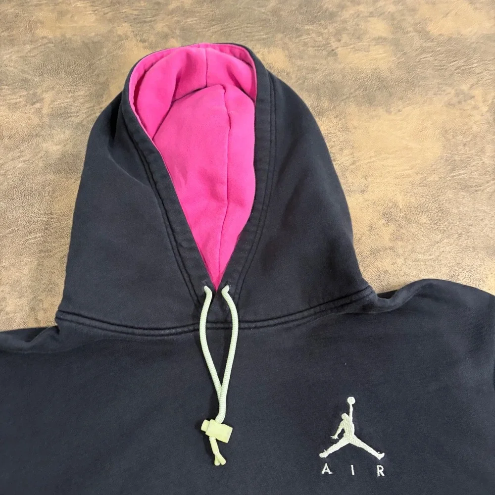 Jordan Hoodie Mens Small Multicolor Colorblock Jumpman Air Pullover CK6684-011